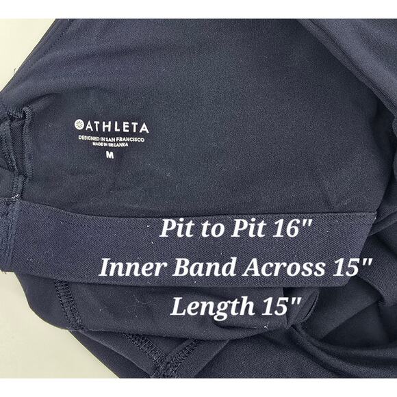 Athleta Conscious Crop Sports Bra - Picture 4 of 4